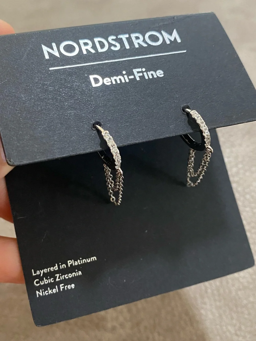 Nordstrom draping chains